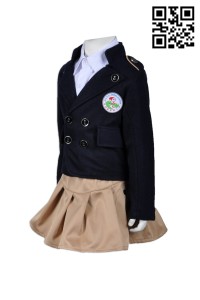 SU180 custom made girl kids school uniforms